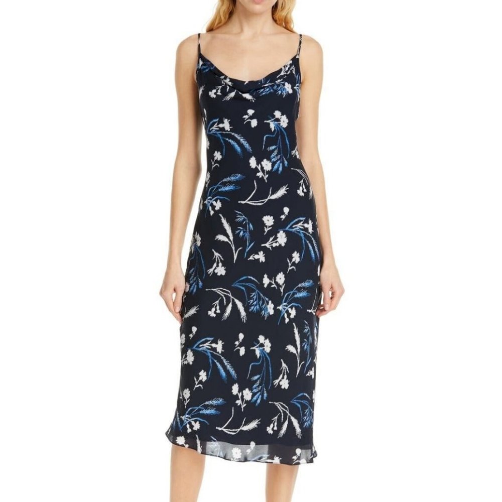 Joie Floral Midi Dress - Silk